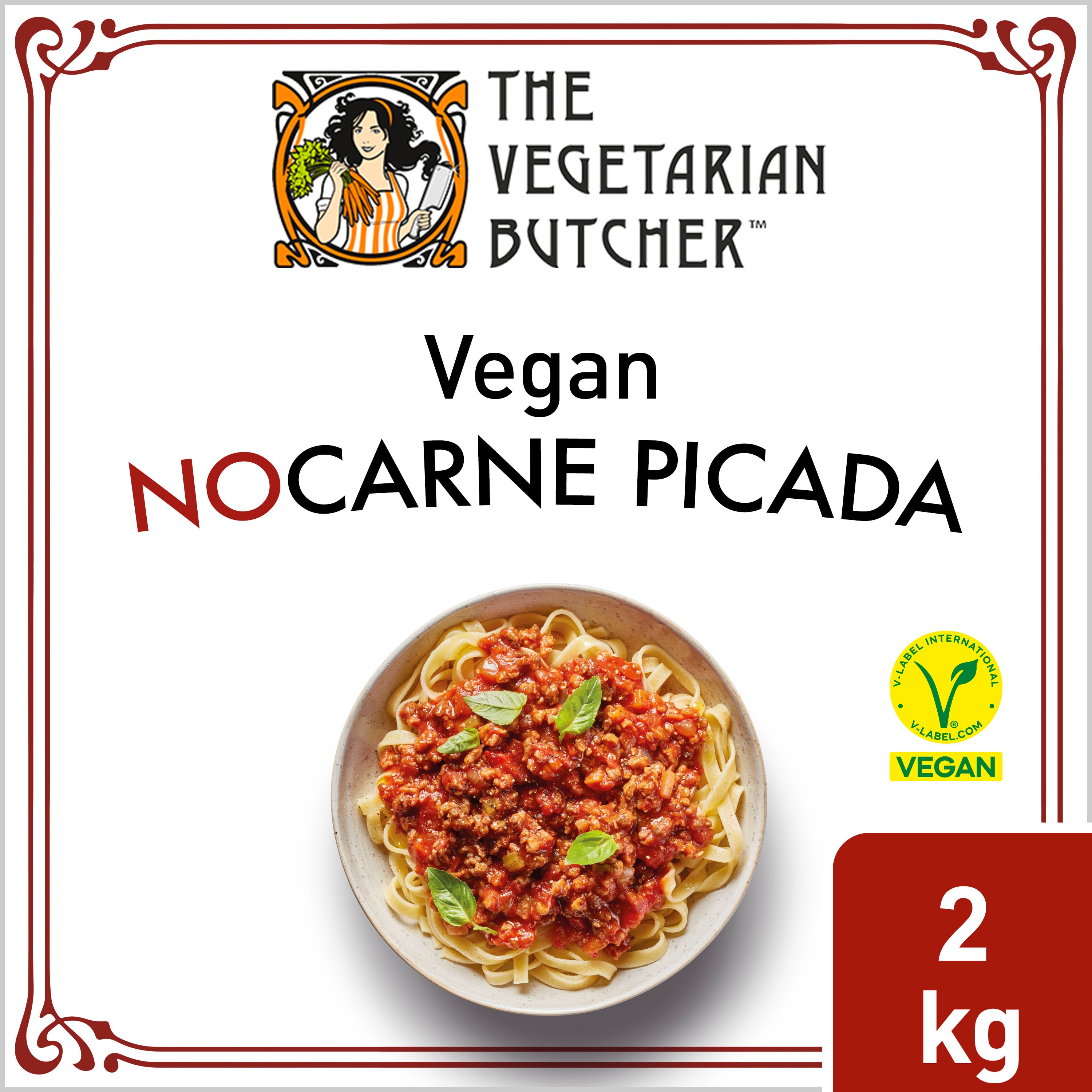 The Vegetarian Butcher NoCarne Picada vegana caja 2 kg - Ofrece en tu menú la NoCarne Picada de The Vegetarian Butcher. "Tan jugosa como el pollo, más tierna que el cerdo y 100% vegetariana" Jaap Korteweg, fundador de The Vegetarian Butcher.